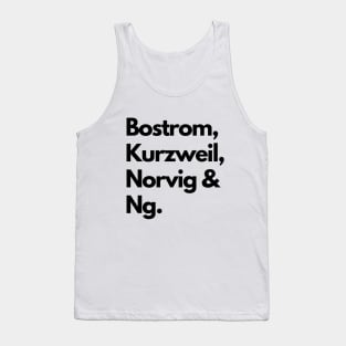 Bostrom, Kurzweil, Norvig & Ng - artificial intelligence community Tank Top